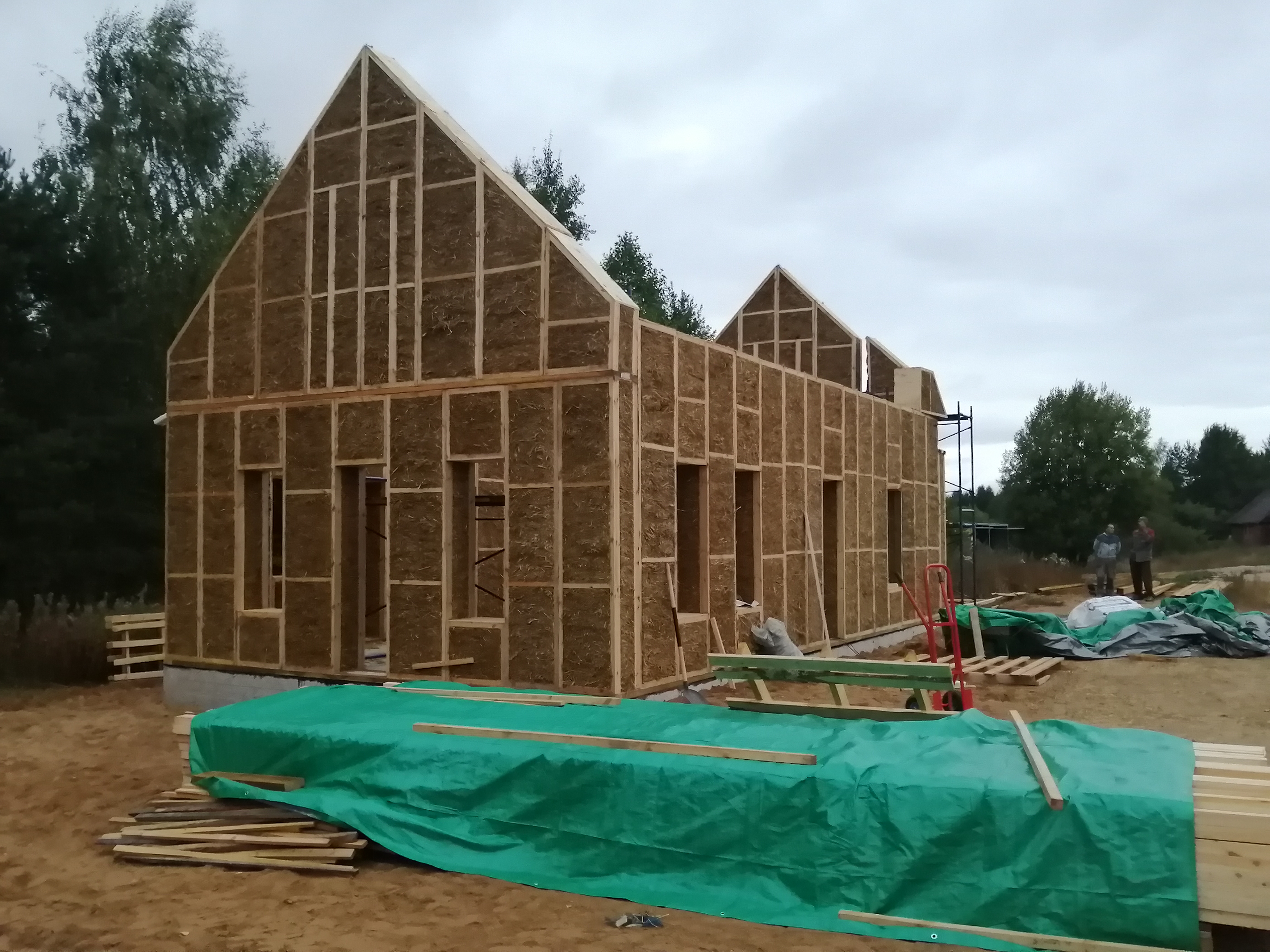 Соломенные блоки