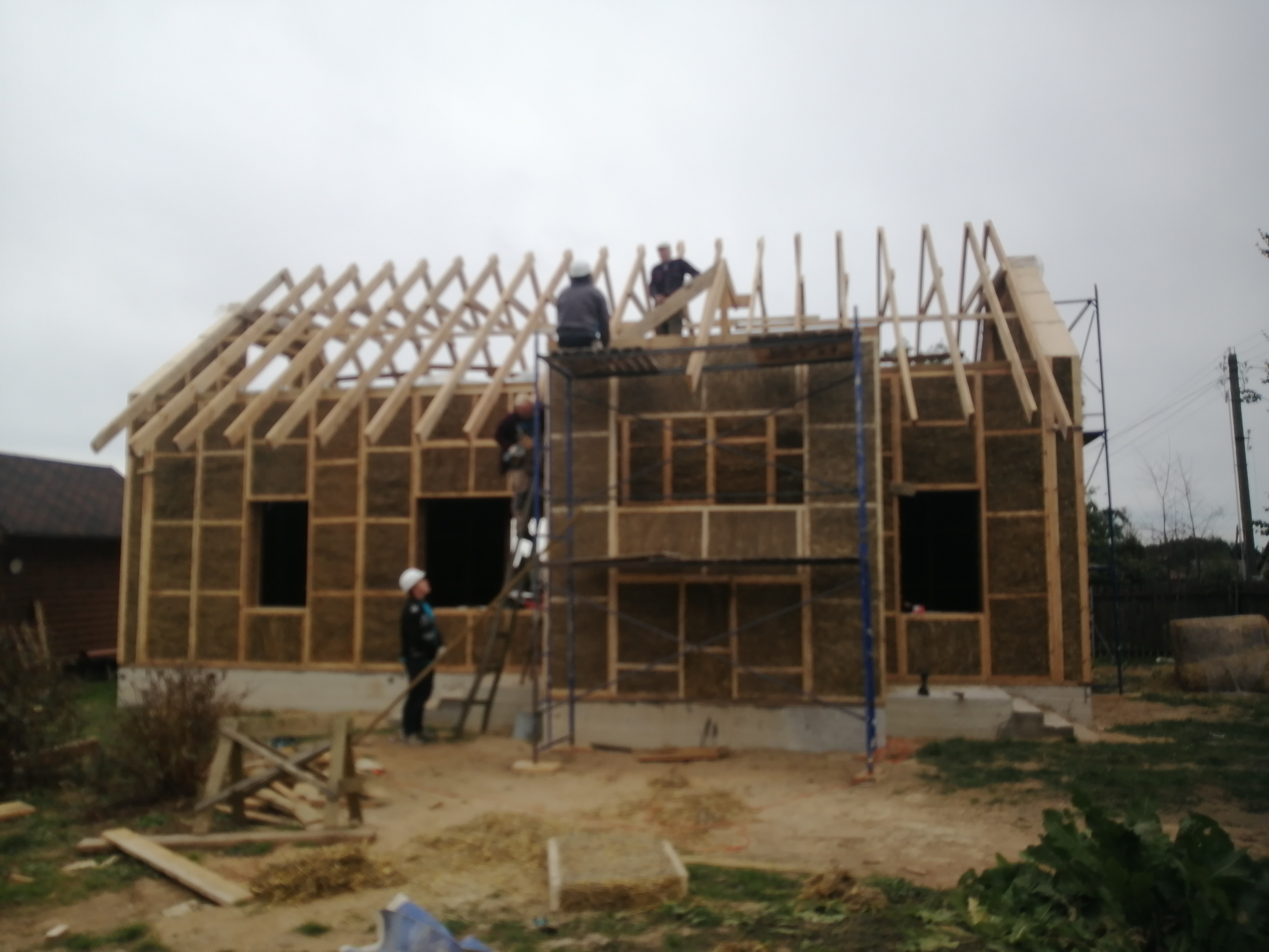 Процесс строительства